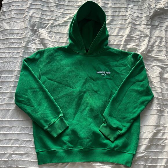White Fox Boutique Tops - White Fox Boutique Offstage Hoodie Vol.3 Green M/L Womens Oversized Puff Print